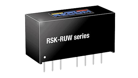 2W DC/DC-Wandler, Eingang 4.5...36V, Ausgang 5V/400mA