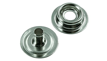 10 mm push button complete (riveting)