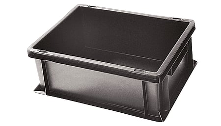EURO ESD storage container black in various sizes