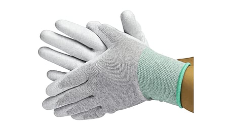 ESD-Handschuhe mit antistatischer Handflächenbeschichtung, Nylon