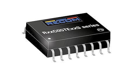 Convertisseur CC/CC 1 W, entrée 4,5...5,5 V, sortie 5 V/200 mA