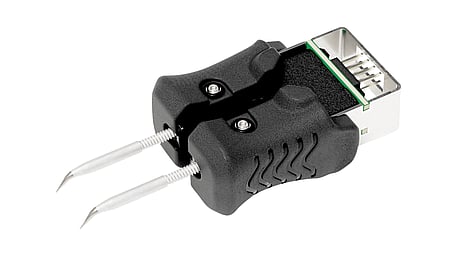 RTWMS 001 C NW X Mikro Lötspitzenpaar konisch, gebogen 30º, Ø 0,1 mm