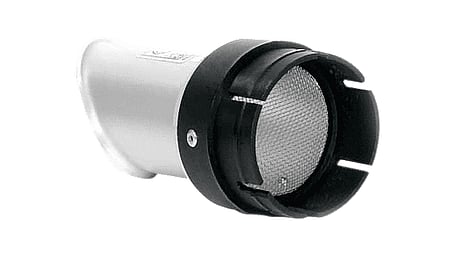 Easy-Click 60 beveled nozzle, metal, with grid insert