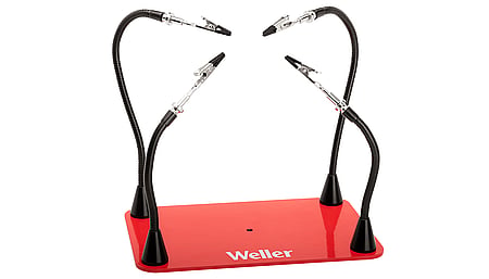 Circuit board holder with four magnetic arms