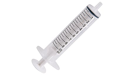 Syringe, empty tip, 10ml, printed scale, (PU=10pcs.)