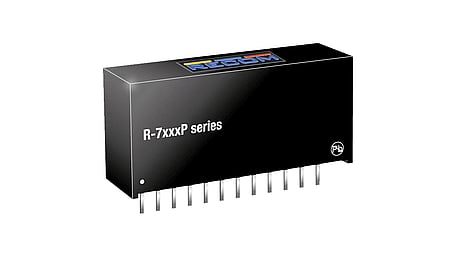 26W DC/DC converter, input 8.5...28V, output 5...7.5V/4000mA, SIP12