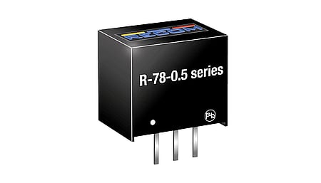 Convertisseur DC/DC 2.5W, entrée 6.5...32V, sortie 5V/500mA, SIP3
