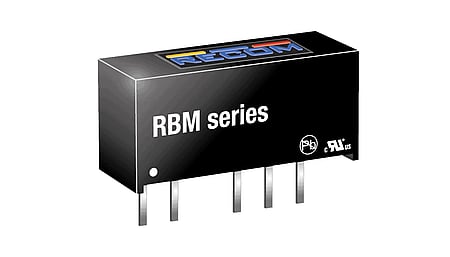 1W DC/DC converter, input 5V +/-10%, output 5V/200mA, SIP6 micro