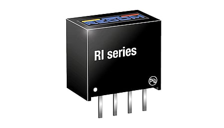 2W DC/DC Wandler, Eingang 5V,  Ausgang 15V/133mA, SIP4