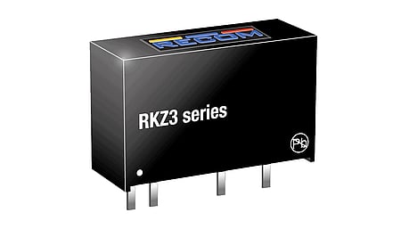 3W DC/DC converter, input 24V, output 5V/600mA, SIP7