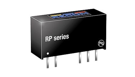 1W DC/DC converter, input 24V, output 24V/42mA, SIP7