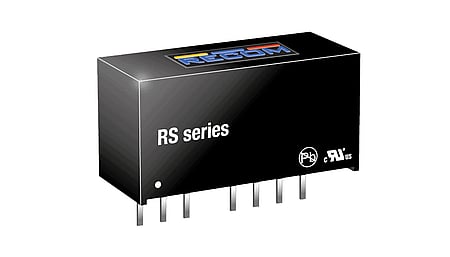 2W DC/DC converter, input 9...36V, output 3.3V/500mA, SIP8