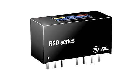 1W DC/DC converter, input 9...36V, output 5V/200mA, SIP8
