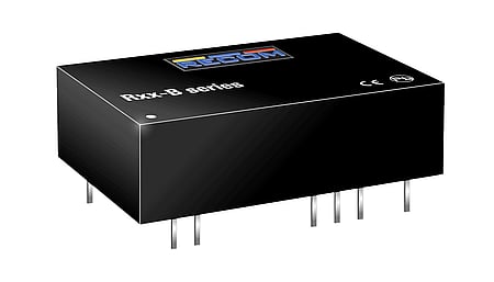 5W DC/DC converter, input 24V, output 92...200V/50mA, DIP24
