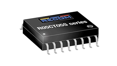 0.5W Convertisseurs DC/DC médicaux Convertisseurs DC/DC, entrée 4.5...5V, sortie 5V/100mA, SMD