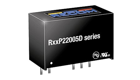 2W DC/DC converter, input 24V +/-10%, output +20V/+50mA / -5V/-200mA, SIP7