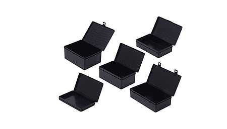 ESD hinged lid box