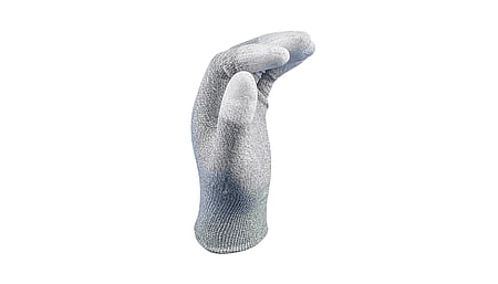 ESD gloves type C with coated fingertips, 10 pairs/bag