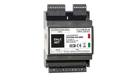 4 Kanal DMX LED Dimmer, Konstantspannung 12-48VDC