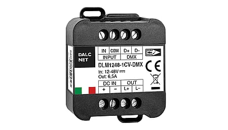 1 Kanal DMX LED Dimmer, Konstantspannung 12-48VDC