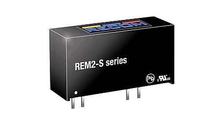 2W medical DC/DC converter, input 5V +/-10%, output 5V/400mA, SIP8