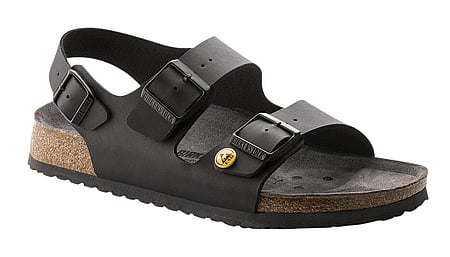 Open ESD shoes "Milano Birkenstock", black