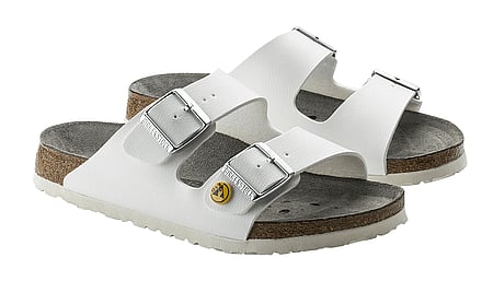 Open ESD shoes "Arizona Birkenstock", white