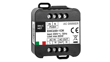 1 channel LED and halogen AC dimmer + fader