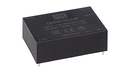 10W DC/DC converter, input 150...1500Vdc, output 5V/2A