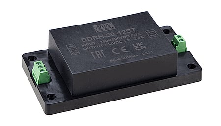 30W DC/DC converter, input 150...1500Vdc, output 12V/2.5A