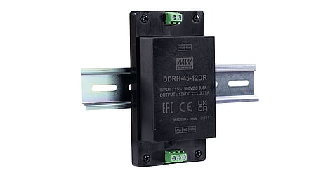 45W DC/DC converter, input 150...1500Vdc, output 12V/3.75A