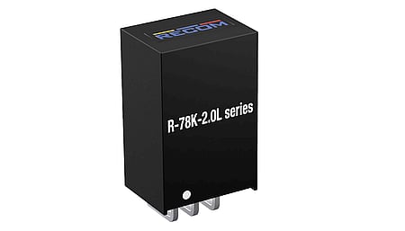 2W Switching regulator, input 4.5...36V Output 2.5V/2000mA, SIP3