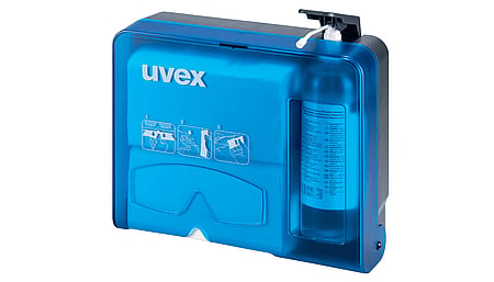 uvex glasses cleaning station