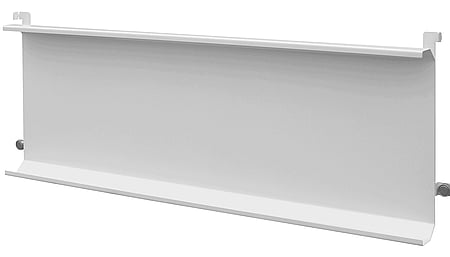 Rear protective plate with holding magnets