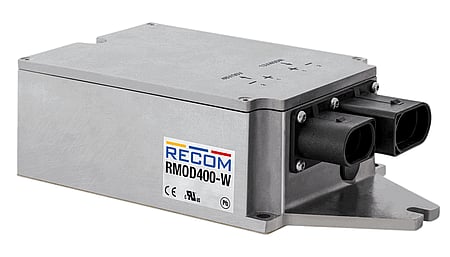 400W Off Highway Vehicle DC/DC converter In: 16.8...56Vdc / Out 13Vdc/30.8A