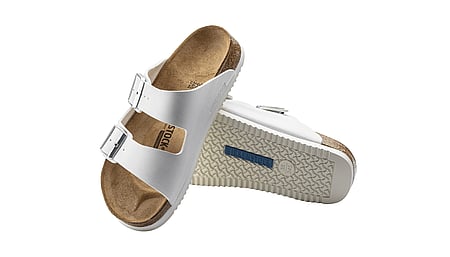 Arizona SL Birkenstock" sandals, white