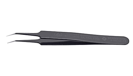 ESD SMD tweezers ULTRA FINE 110mm shape 5b stainless steel angle 30° very sharp