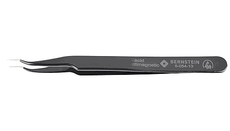 ESD SMD tweezers 120mm shape 7abb stainless steel, very pointed, dissipative