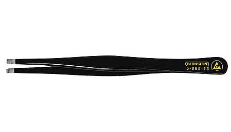 ESD SMD tweezers 120mm shape 50 stainless steel tip Ø 0.8x3.0mm