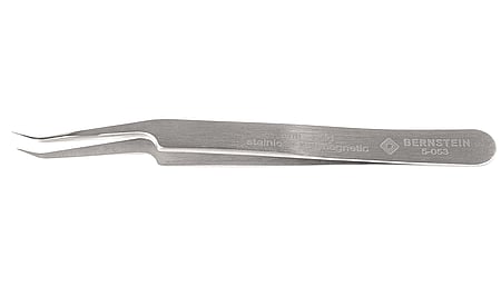 SMD tweezers 110mm shape 5abb stainless steel angle 30° very fine