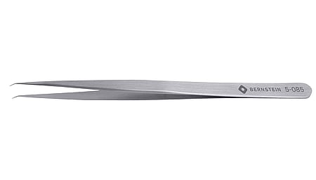 Universal tweezers 140mm shape SSBB stainless steel angle 30° very pointed