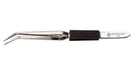 Soldering cross tweezers 160mm shape R29b plastic handle