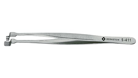 Wafer tweezers 130mm shape 3 DWF with teeth