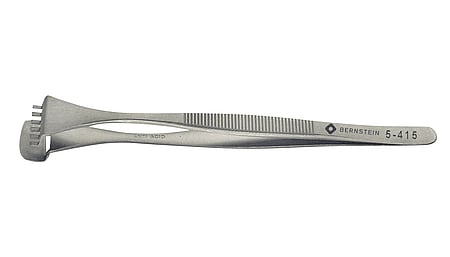 Wafer tweezers 130mm shape 6 DWF with teeth
