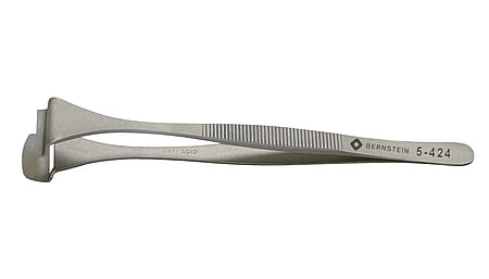 Wafer tweezers 130mm shape 6 DW without teeth