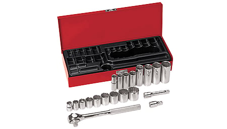 Socket set 3/8-inch, 20-piece