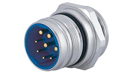 Boîtier M23 Connecteur d'appareil Puissance Montage monotrou