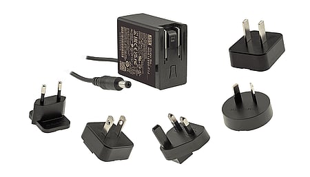 18W Plug-in power supply 24V/0.75A, Interchangeable type