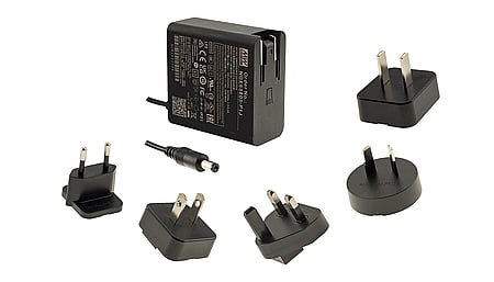 65W Plug-in power supply 24V/2.71A, Interchangeable type