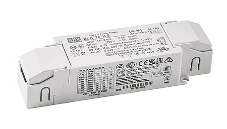 25W LED Betriebsgerät 300mA bis 1050mA/9V...54V, Independent, NFC